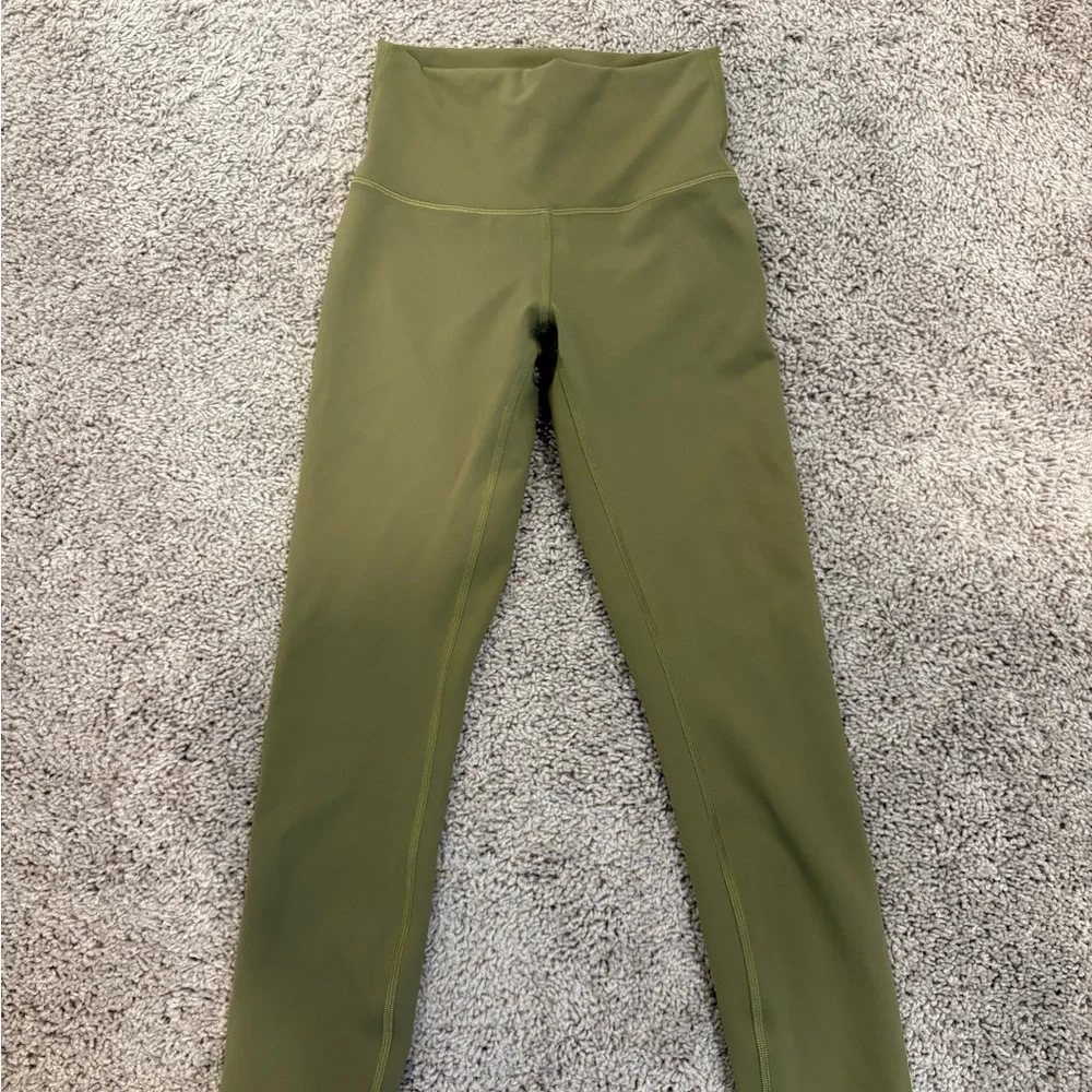 Lululemon Olive Green Leggings - Picture 2 of 2